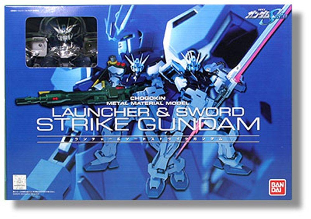 CHOGOKIN METAL METERIAL MODEL Mobile Warrior Launcher Strike Sword Strike Gundam &